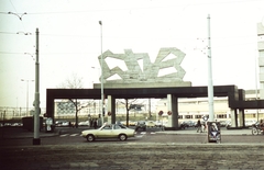 Hollandia, Rotterdam, a Központi Pályaudvar előtti tér (Stationsplein)., 1977, Romák Éva, színes, tér, motorkerékpár, Fortepan #73789