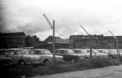 Németország, Hamburg, Bramfelder Strasse 10., háttérben a Stückenstrasse épületei látszanak., 1965, Romák Éva, Volkswagen-márka, Volkswagen Typ3, NSZK, Fortepan #74339