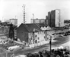 Magyarország, Budapest XIV., a Füredi utcai lakótelep házai a Zsivora park irányából nézve., 1980, Semmelweis Egyetem Levéltára, Budapest, Fortepan #74547