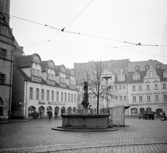 Németország, Naumburg, Markt., 1960, Romák Éva, NDK, Fortepan #75016