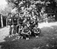 Horvátország, Zágráb, a II. World Gymnaestrada-n szereplő magyar csapat., 1957, Romák Éva, sport, Jugoszlávia, Fortepan #75044