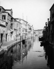 Italy, Venice, Rio de la Madona de l'Orto a Canale della Misericordia felé nézve., 1907, Zichy, street view, lagoon, Fortepan #75368