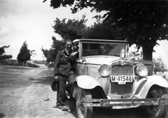 Spanyolország, 1937, Fortepan, Ford-márka, automobil, rendszám, Fortepan #75376