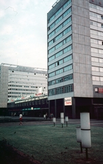 Germany, Dresden, Prager Strasse a Főpályaudvar felé nézve., 1969, Kristek Pál, colorful, hotel, GDR, Fortepan #75550