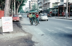 Olaszország, Rimini, Viale Regina Margherita, jobbra a Viale Taranto torkolata., 1970, Kristek Pál, színes, Fiat 500, Fortepan #75614