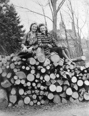 1946, Fortepan, women, woman, double portrait, Fortepan #7562