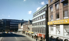 Dánia, Aarhus, (ekkor Århus), Åboulevarden., 1973, Kristek Pál, színes, Fortepan #75676