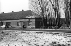 Magyarország, Csanádapáca, Szent Gellért út a Horváh Lajos térnél., 1983, Jankó Attila, eszpresszó, diszkó, Fortepan #75740