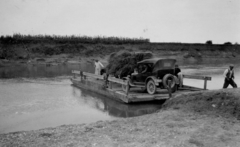 1930, Péchy László, ferry, automobile, number plate, Fortepan #75812