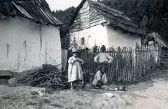 Romania,Transylvania, Chelința, cigánytelep., 1930, Péchy László, shingle, Fortepan #75823