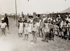 Hungary,Lake Balaton, Siófok, 1920, Péchy László, tableau, camp, Fortepan #75906