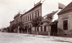 Hungary,Lake Balaton, Keszthely, Deák Ferenc utca, a Georgikon Agrártudományi Egyetem főépülete (később a Pannon Egyetem, majd Magyar Agrár- és Élettudományi Egyetem)., 1903, Fortepan, street view, public building, Fortepan #76286