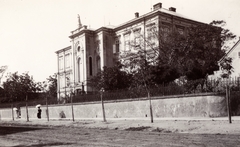 Hungary,Lake Balaton, Keszthely, Ranolder Intézet., 1903, Fortepan, women, street view, building, Fortepan #76287