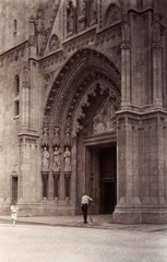 Croatia, Zagreb, Kaptol, a Nagyboldogasszony, Szent István és Szent László-székesegyház kapuja., 1903, Fortepan, church, portal, Fortepan #76299