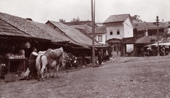 Bosnia and Herzegovina, Sarajevo, Bascarsija., 1903, Fortepan, street view, genre painting, carrying loads, bazaar, Fortepan #76315