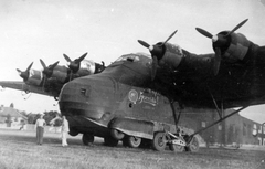 Magyarország, Szentes, repülőtér, a német Transportgeschwader 5 (TG 5) alakulat Me-323 Gigant szállítógépe., 1944, Vojnich Pál, német gyártmány, repülőgép, Luftwaffe, Messerschmitt-márka, Messerschmitt Bf-323 Gigant, Fortepan #76362