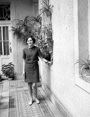 1970, Fortepan, portrait, courtyard balcony, woman, Fortepan #7656