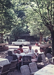 Magyarország,Balaton, Siófok, Motel étterem., 1962, Erky-Nagy Tibor, színes, automobil, Opel Rekord P1, Fortepan #76603