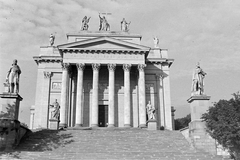 Hungary, Eger, Főszékesegyház., 1950, Fortepan, basilica, Classicism, Cathedral, József Hild-design, Fortepan #7667