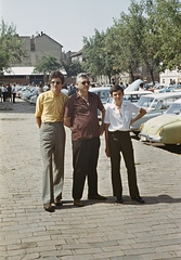 Magyarország, Szeged, Szent István tér a Bocskai utca felé nézve, használtautó piac., 1972, Erky-Nagy Tibor, színes, Wartburg-márka, Fortepan #76735