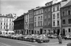 Lengyelország, Krakkó, Kis Piac (Maly Rynek)., 1989, tm, Polski Fiat 126p, Fortepan #77308