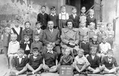 1947, Fortepan, class photo, teacher, Fortepan #7752