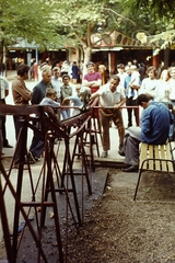 Magyarország, Városliget,Vidámpark, Budapest XIV., "Lökd meg a kecskét"., 1975, Ed Sijmons, színes, Budapest, Fortepan #77827