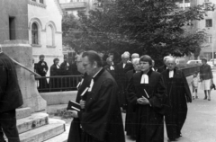 Magyarország, Budapest XI., Magyari István utca, a Kelenföldi Evangélikus Egyházközség temploma. Háttérben a Bocskai út házai., 1980, Fortepan, Budapest, evangélikus, Fortepan #77878