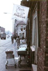 1969, Kátai Gyuláné, colorful, baby carriage, Fortepan #78066