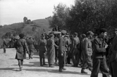 Magyar-lengyel határsáv. A felvétel a lengyel katonák Magyarországra és Romániába történő átmenekítésekor készült., 1939, Berkó Pál, konvoj, lengyel katona, Fortepan #78265