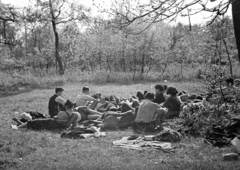 1946, Berkó Pál, excursion, relaxation, youth, Fortepan #78296