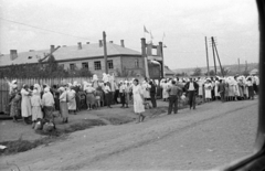 Ukrajna, 1941, Berkó Pál, tömeg, második világháború, látogatók, keleti front, Fortepan #78358