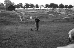 Hungary, Aquincum, Budapest III., 1946, Berkó Pál, photographer, Budapest, ruins, grass, Fortepan #78893