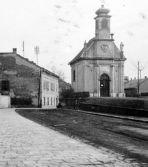 Hungary, Budapest X., Kőbánya, Kápolna utca 3., Conti kápolna., 1950, Fortepan, Baroque-style, chapel, Budapest, Leopold Anthony Conti-design, Fortepan #7891