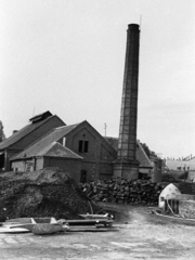 Hungary, Szombathely, Légszeszgyár., 1946, Berkó Pál, chimney, Fortepan #79217