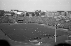 Hungary, Népstadion, Budapest XIV., Magyarország - Szovjetunió (1:1) válogatott labdarúgó-mérkőzés, 1955. szeptember 25., 1955, Berkó Pál, football, Budapest, Fortepan #79367