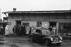 1956, Berkó Pál, csehszlovák gyártmány, forradalom, Skoda-márka, automobil, Skoda 1101/1102 Tudor, rendszám, Fortepan #79404