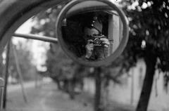 A felvételen Berkó Pál látható., 1939, Berkó Pál, mirror, camera, photography, self-portrait, Certo-brand, Fortepan #79543