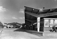 Magyarország, Budapest VI., Nyugati pályaudvar Váci úti oldala, fedett rakodó (ponk)., 1950, UVATERV, Budapest, rakodás, pályaudvar, konzol, Fortepan #79640