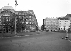 Magyarország, Budapest V., Széchenyi István (Roosevelt) tér, szemben a József Attila utca., 1960, UVATERV, Budapest, Fortepan #79686