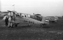 Magyarország, Szentes, repülőtér., 1949, UVATERV, német gyártmány, repülőgép, Bücker-márka, Bücker Bü 131, Fortepan #79836