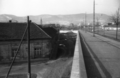 Magyarország, Budapest III., Árpád (Sztálin) híd budai hídfő., 1960, UVATERV, híd, Budapest, Fortepan #79957