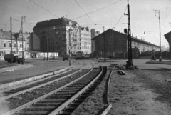 Magyarország, Budapest IX., Fővám (Dimitrov) tér a Közraktárak felé nézve., 1959, UVATERV, teherautó, Csepel-márka, Budapest, Fortepan #79961