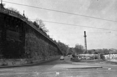 Magyarország, Budapest I., Hegyalja út, jobbra a Rác fürdő kéménye., 1960, UVATERV, AWZ P70 Zwickau, Budapest, FSO Warszawa, Fortepan #80047