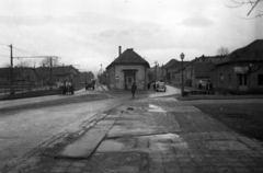 Magyarország, Budapest XXII., Leányka utca, szemben balra a Mária Terézia (Rózsa Richárd) utca, jobbra a Kossuth Lajos utca., 1960, UVATERV, Budapest, Fortepan #80113