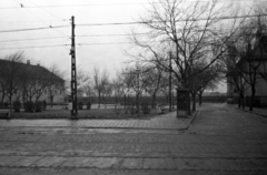 Magyarország, Budapest XXII., Mária Terézia (Rózsa Richárd) utca, szemben a Városház (Dózsa György) tér., 1960, UVATERV, Budapest, Fortepan #80115