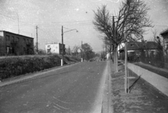 Magyarország, Budapest XI., Budaörsi út a Sasadi út irányából a Pannonhalmi utca és a Rahó utca felé nézve., 1960, UVATERV, Budapest, Fortepan #80133