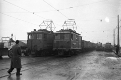 Magyarország, Budapest, az újjáépített Petőfi híd terhelési próbája., 1952, UVATERV, amerikai gyártmány, teherautó, HÉV, Federal TM9-820, Federal-márka, terheléspróba, Fortepan #80240