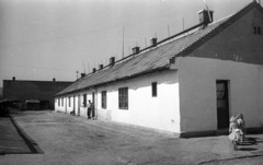 Magyarország, Miskolc, Szondi-telep, Szondi György utca 48., 1952, UVATERV, földút, lakóház, lakótelep, Fortepan #80264