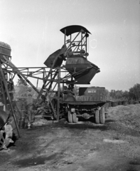 Magyarország, 1953, UVATERV, teherautó, rendszám, Fortepan #80279